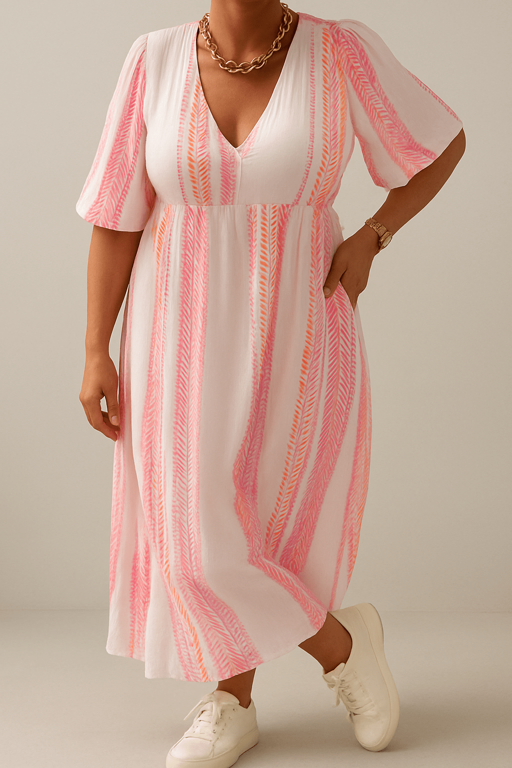 Wójcik™ | Lekka Letnia Sukienka z Lnu